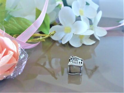 NEU Charm für Armband Haus Sweethome Familie Kinder S925 SILBER Hütte wohnen – Bild 8
