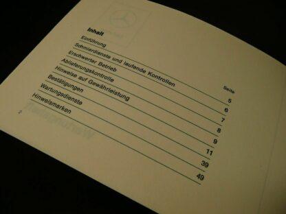 NEU Mercedes Benz W115 1971 Wartungspläne Serviceheft ORIGINAL Inspektionsheft – Bild 5