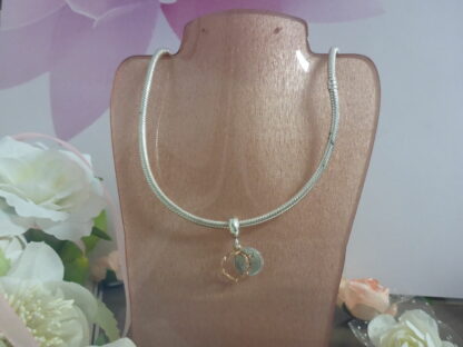 NEU PRINCESS Krone Prinzessin QUEEN Silber Rose CHARM für Armband oder Halskette – Bild 4