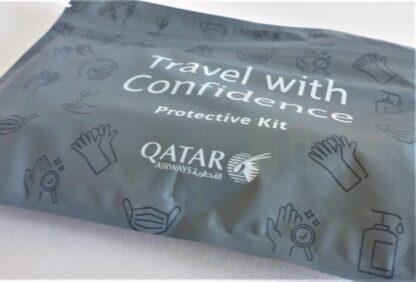 NEU QATAR Airways Airline Business Class Maske Gloves Travel with Confidence – Bild 3