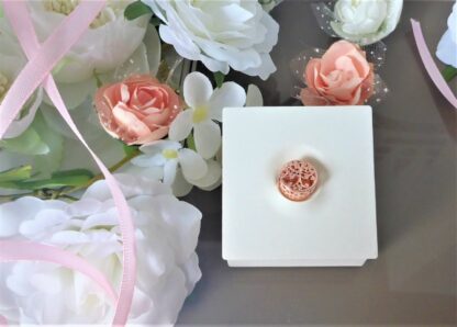 NEU Rosegold CHARM Stammbaum Familie Herz Liebe Glück für Schlangen Armband – Bild 3