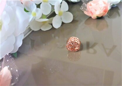 NEU Rosegold CHARM Stammbaum Familie Herz Liebe Glück für Schlangen Armband – Bild 5