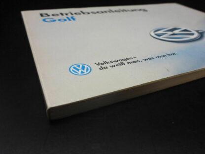 VW GOLF 3 1993 1H BEDIENUNGSANLEITUNG Betriebsanleitung original 551.1H1.00 – Bild 3
