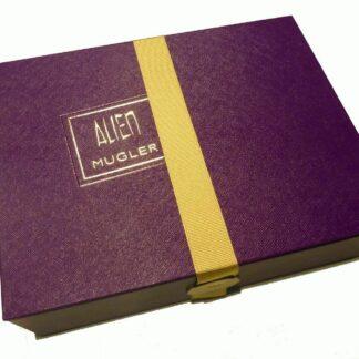 nur Verpackung ALIEN Thierry Mugler Geschenk Box ohne INHALT Schachtel Karton