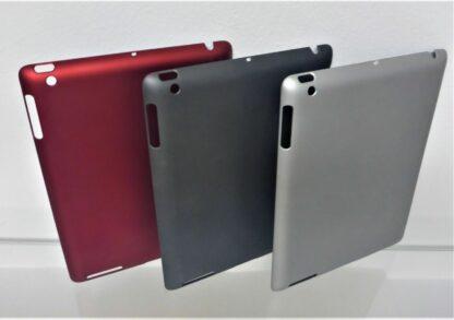 3x iPad 2 und 3  COVER Rückseite Schutz Case ROT GRAU SILBER – Bild 3