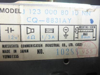 Mercedes W123 Radio Kassetten Autoradio ORIGINAL für Japan J1230008010NN Oldi – Bild 8