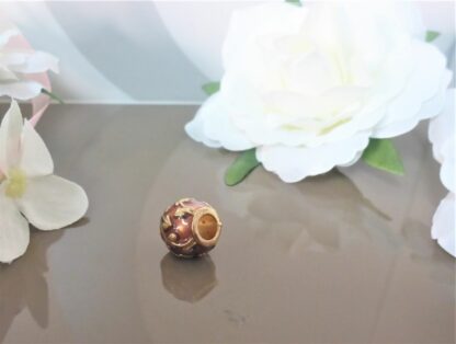 NEU Armband Charm dekorative Blätter Herzen Rosegold als Ketten Anhänger + Charm – Bild 5