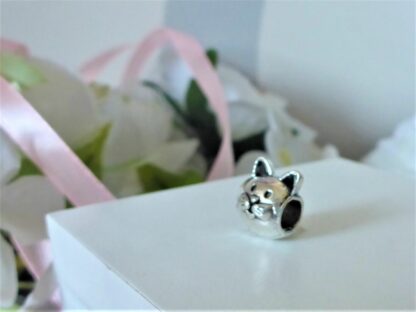 NEU Mieze Katzen CHARM für Schlangen Armband Kätzchen ich liebe dich Katzenbaby – Bild 4