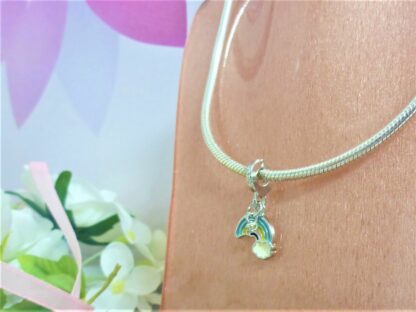 NEU Rainbow Cloud Herz Liebe Regenbogen Dangle Charm Anhänger für Armband Kette – Bild 5