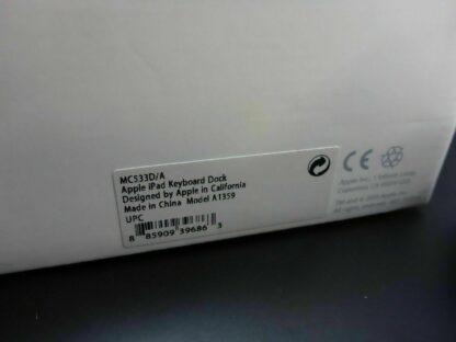 NEU iPad Keyboard Dock MC533D/A ORIGINALVERPACKT Apple Dockingstation iPAD 1 2 3 – Bild 4
