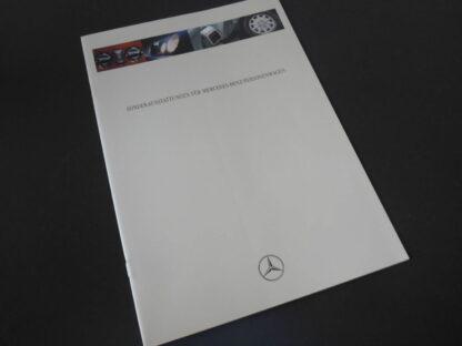 Sonderausstattung 12/1995 Mercedes Benz Personenwagen Prospekt Katalog Broschüre