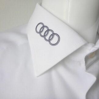 AUDI ORIGINAL Größe 40 - L HEMD mit Logo Emblem Audi Mitarbeiter Hemd SELTEN