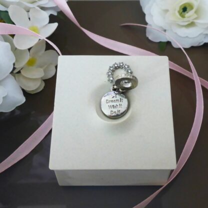 Himmel Sterne Liebe Ewigkeit Dream Träume mit dir SILBER blau für CHARM Armband – Bild 4