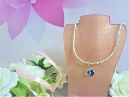 Himmel Sterne Liebe Ewigkeit Dream Träume mit dir SILBER blau für CHARM Armband