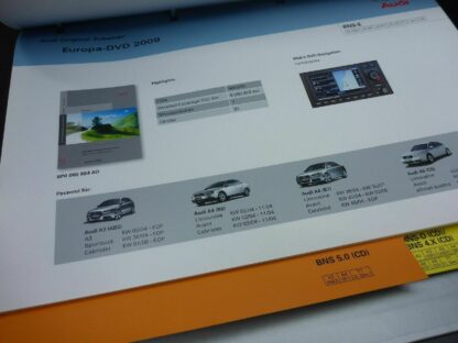 Info Ordner Audi INTERN Navigations DVD CD 2008 2009 RNS MMI BNS für Mitarbeiter – Bild 4