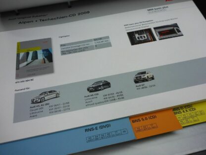 Info Ordner Audi INTERN Navigations DVD CD 2008 2009 RNS MMI BNS für Mitarbeiter – Bild 5