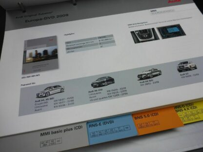 Info Ordner Audi INTERN Navigations DVD CD 2008 2009 RNS MMI BNS für Mitarbeiter – Bild 6
