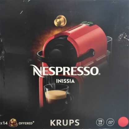 NEU Nespresso INISSIA XN100510 rot OVP KRUPS Nespresso Kapselmaschine – Bild 3