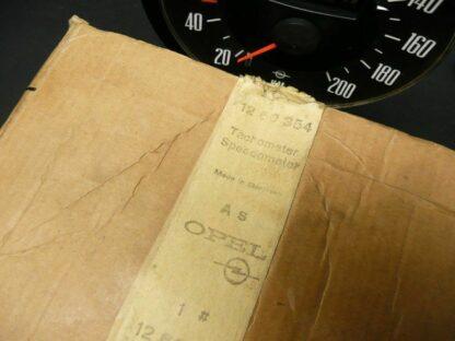 OPEL 1260354 NEU OVP original Tachometer Anzeige Speedometer Oldtimer Rekord C – Bild 3