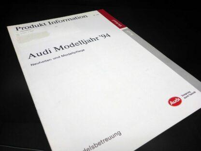 PRODUKT INFO Audi Neuheiten Modellpflege aus 1994 6/94 SELTEN Mitarbeiterinfo