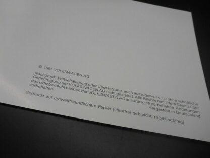 VW GOLF 19E 91 Serviceheft ORIGINAL Inspektionsheft Servicenachweis Serviceplan – Bild 8