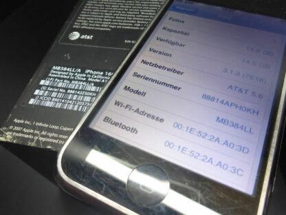 iPhone 2G 16GB 1.Generation in ORIGINALVERPACKUNG MB384LL/A komplett 1G 1th – Bild 12