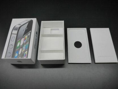 nur VERPACKUNG für iPhone 4S BLANKO schwarz ** ohne iPhone ** Box Schachtel OVP