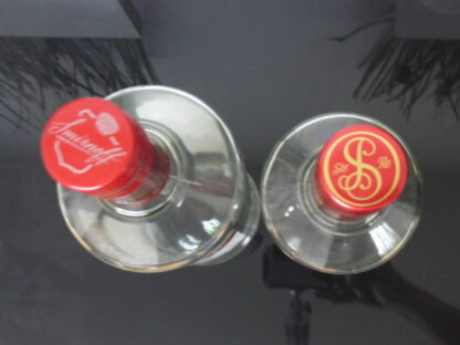 2x LEER * 0,7 und 1L. Vodka SMIRNOFF N.21 Leerflasche Glas Dekoflasche Wodka – Bild 5