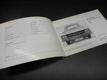 Audi 60 L Betriebsanleitung 09/1968 Bedienungsanleitung Serviceplan Service F103 – Bild 4