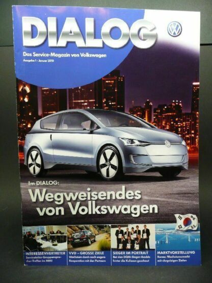 DIALOG Das Service Magazin von Volkswagen ORIGINAL VW 01/2010 Werkstatttest NEU