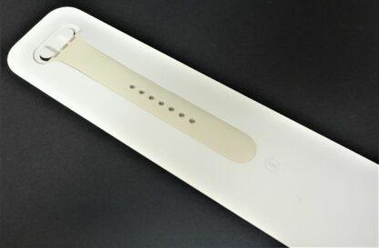NEU Apple Watch 38mm SPORT M/L Loop einteilig Silicon Armband BEIGE Uhrenband