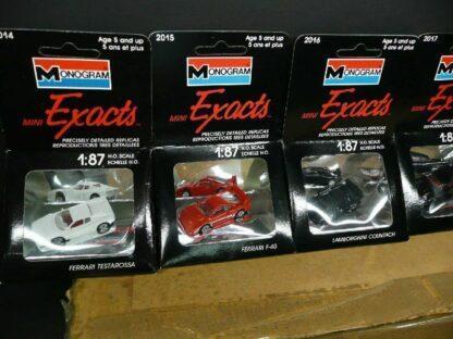 NEU MONOGRAM mini Exacts im 12 SET NEU 1:87 H.O.SCALE OVP Mustang Chevy Bel Air – Bild 3