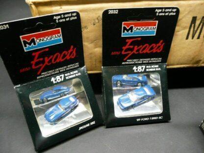 NEU MONOGRAM mini Exacts im 12 SET NEU 1:87 H.O.SCALE OVP Mustang Chevy Bel Air – Bild 6