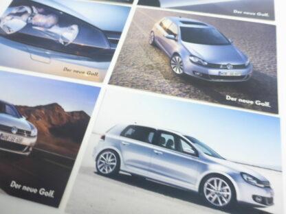 ORIGINAL VW Postkarten Der neue Golf 6 Bild Druck Photo Print Karten selten neu – Bild 3