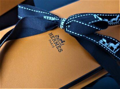 nur VERPACKUNG Hermes Paris mit Schleife Verpackung Box Schachtel ORIGINAL OVP – Bild 3