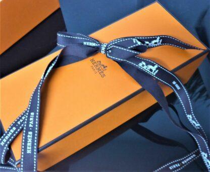 nur VERPACKUNG Hermes Paris mit Schleife Verpackung Box Schachtel ORIGINAL OVP