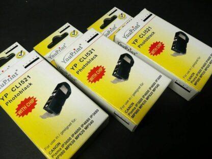 1x Photoblack YP MIT CHIP für CANON PIXMA PGI CLI BCI-520 521 821 521 321 221NEU – Bild 5