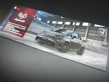 695 Abarth biposto NEU ORIGINAL Zeitung Magazin Prospekt Vorstellung Heft