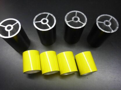 8 x Distanzhülsen Abstandshalter Distanzrollen Hülsen aus Aluminium – Bild 5
