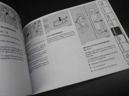 ABARTH Punto Bedienungsanleitung Bordbuch Wartungsanleitung Betriebsanleitung 07 – Bild 8