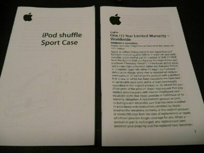Apple iPod shuffle Sport Case 1.Generation M9758G/A NEU OVP selten für Sammler – Bild 9