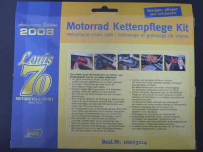 Louis Motorrad Kettenpflege Kettenreinigung Kit OVP reinigen pflege schmieren – Bild 4