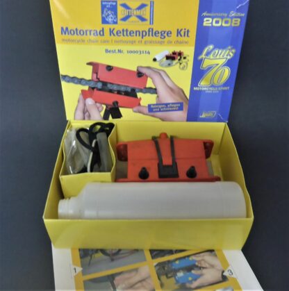 Louis Motorrad Kettenpflege Kettenreinigung Kit OVP reinigen pflege schmieren