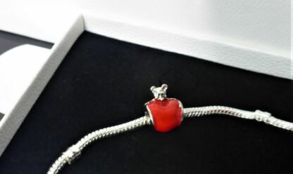MM Liebesherz MOUSE Love Heart Charm Liebe Glück Herz Treue für Charm Armband – Bild 3