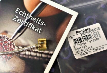 Pandora 16cm GOLD 585 14K S925  OVP Moments Schlangen Glieder Armband 599347C00 – Bild 3