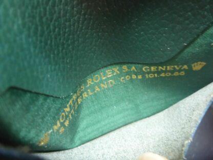 Rolex Kreditkarten Etui Leder ORIGINAL Rolex Garantiekarte Mappe grün 101.40.55 – Bild 3