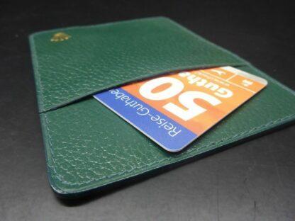 Rolex Kreditkarten Etui Leder ORIGINAL Rolex Garantiekarte Mappe grün 101.40.55 – Bild 4