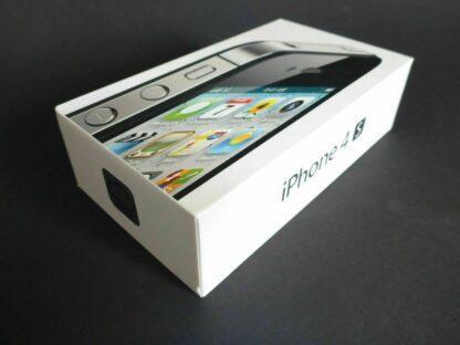 nur VERPACKUNG für iPhone 4S BLANKO schwarz * ohne iPhone * Box Schachtel Karton – Bild 5