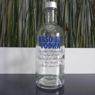 ABSOLUT VODKA leer Flaschen Dekoflaschen ORIGINAL Wodka Werbeflaschen LEER