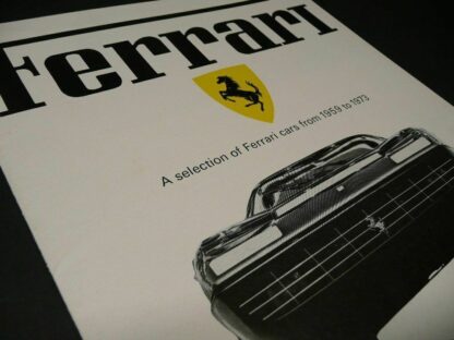 FERRARI Cars von 1959 bis 1973 ORIGINAL Broschüre Maranello Concessionaires LTD – Bild 3